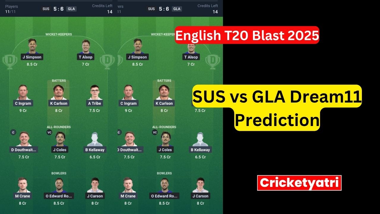 SUS vs GLA Dream11