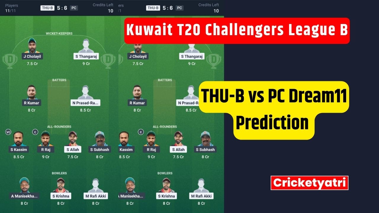 THU-B vs PC Dream11