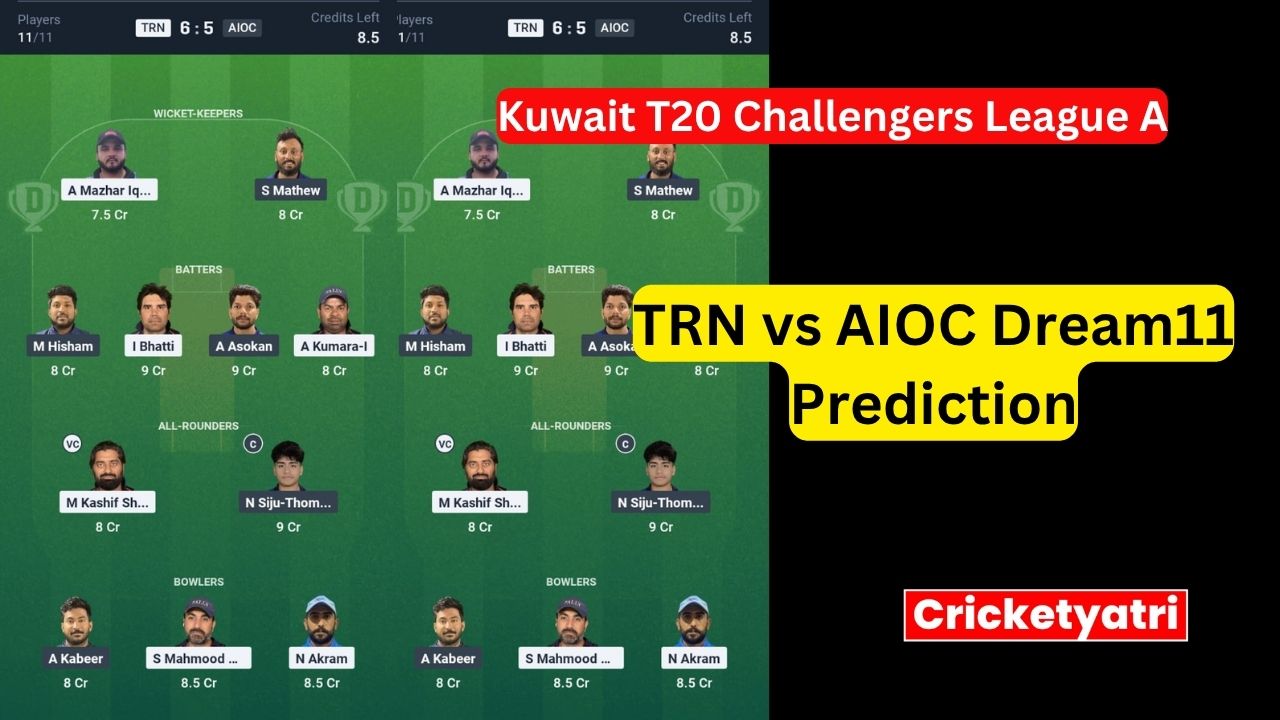 TRN vs AIOC Dream11