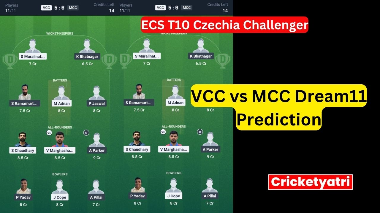 VCC vs MCC Dream11