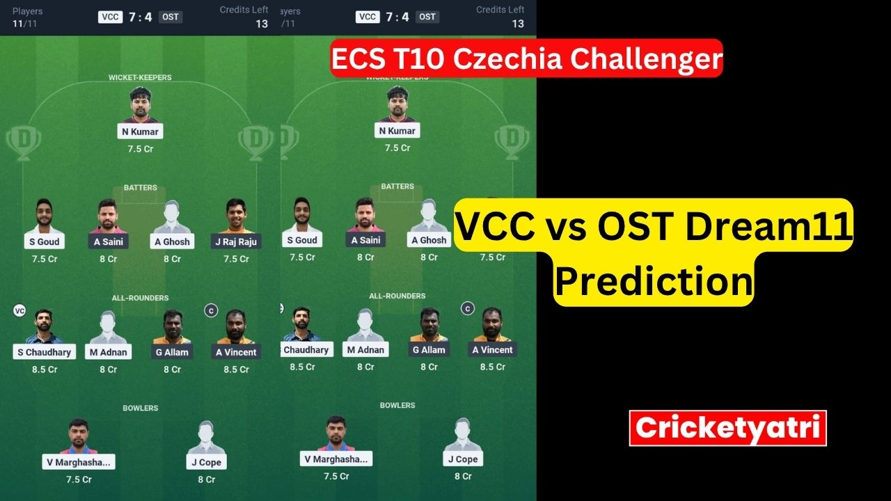 VCC vs OST Dream11