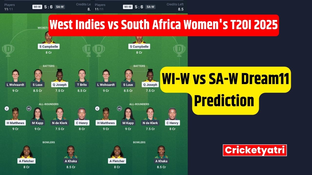 WI-W vs SA-W Dream11