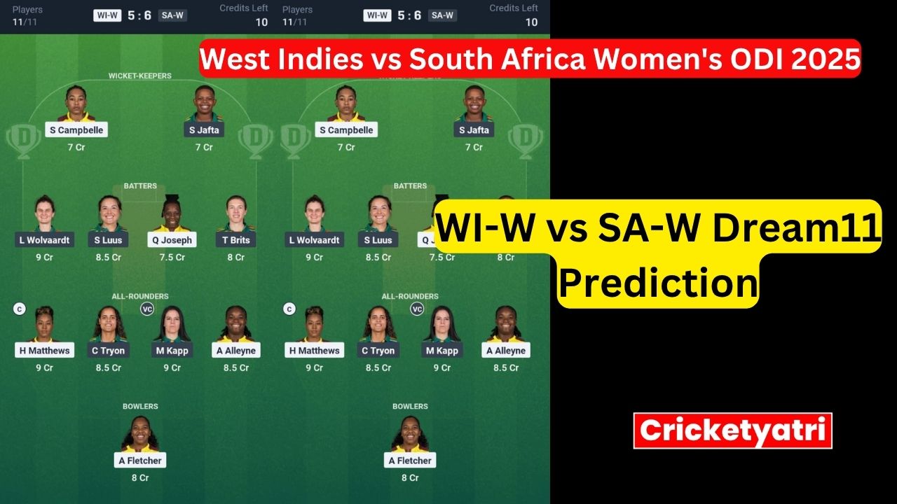 WI-W vs SA-W Dream11
