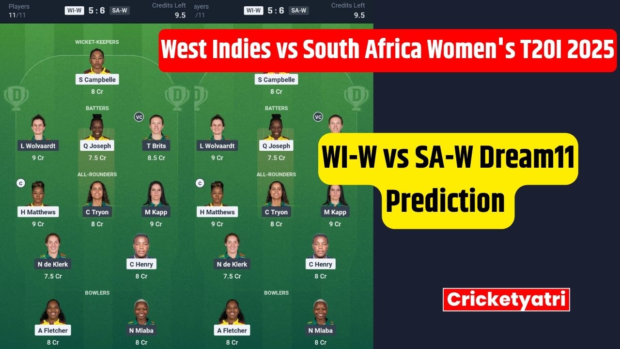 WI-W vs SA-W Dream11