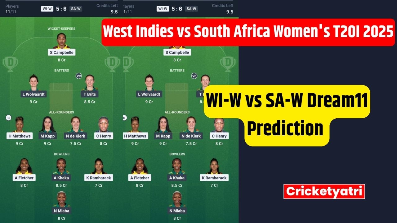 WI-W vs SA-W Dream11