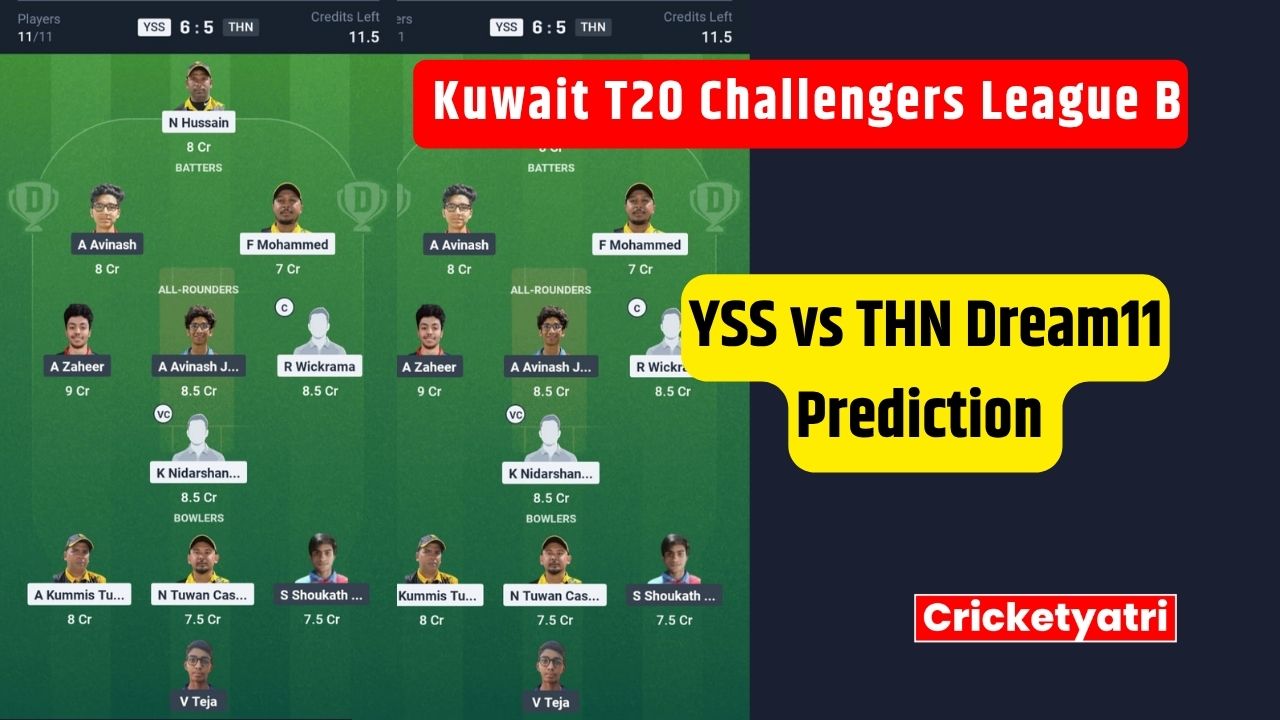 YSS vs THN Dream11
