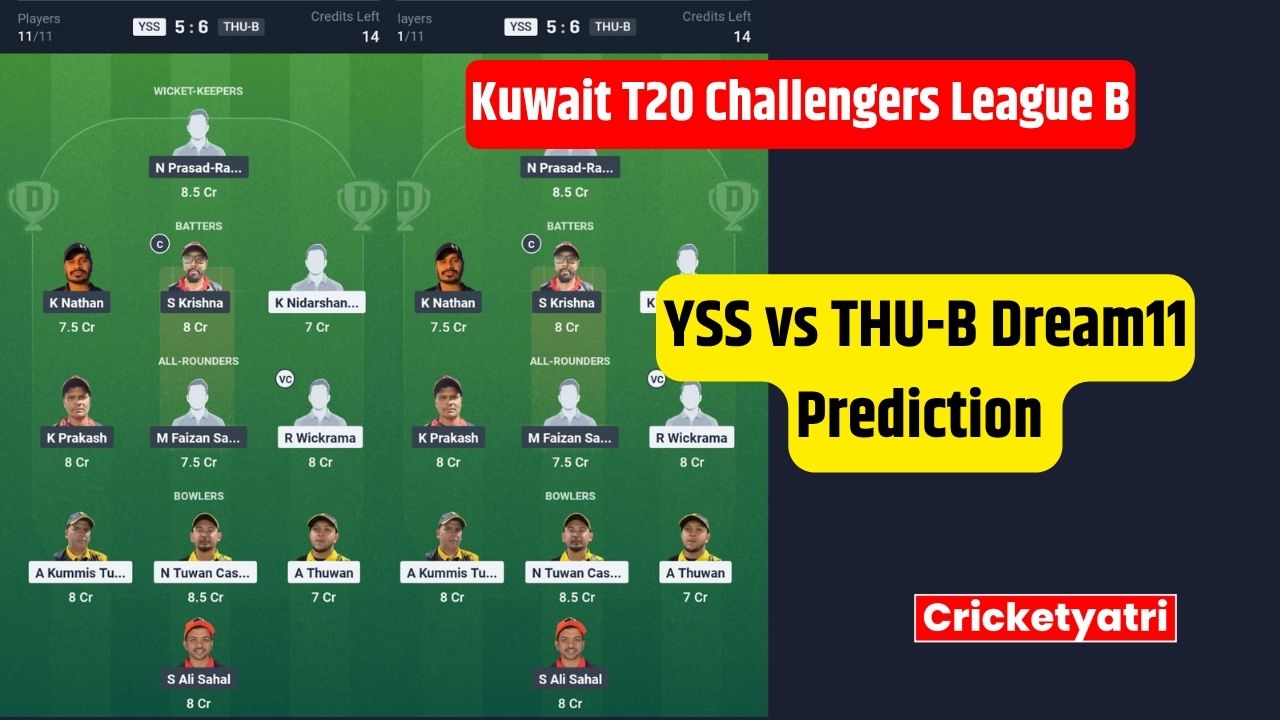 YSS vs THU-B Dream11