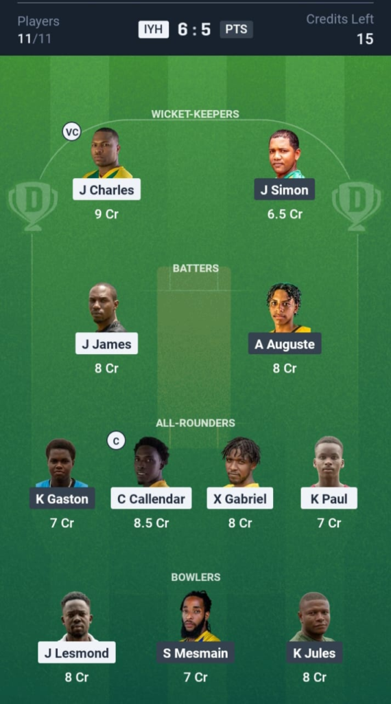 YSS vs LEX Dream11