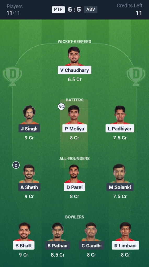 PTP vs ASV Dream11