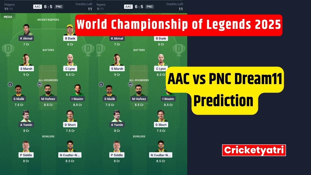 AAC vs PNC Dream11