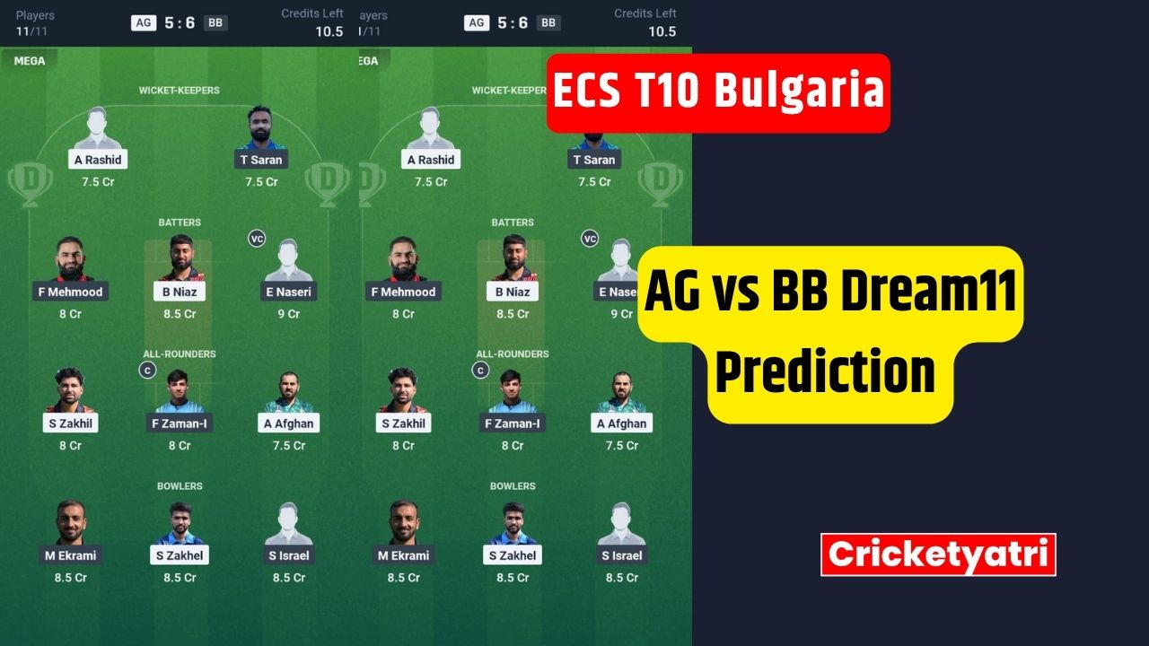 AG vs BB Dream11