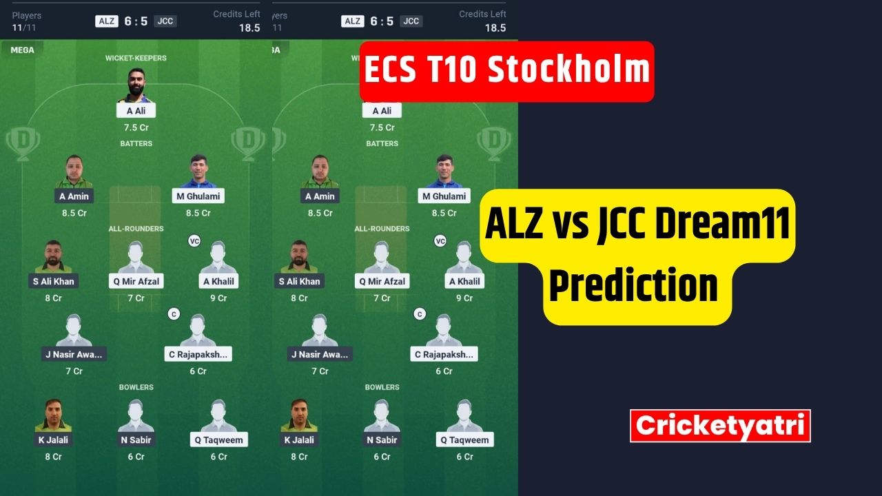 ALZ vs JCC Dream11