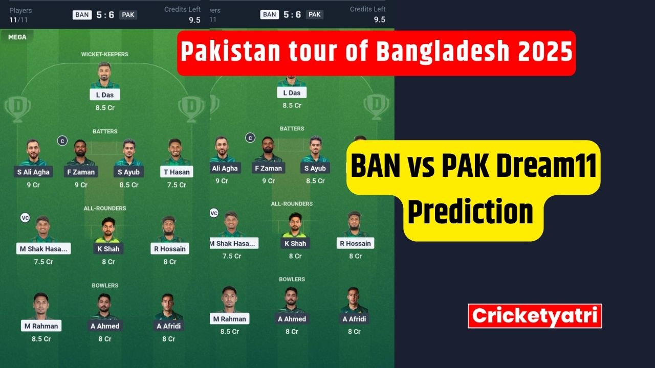 BAN vs PAK Dream11