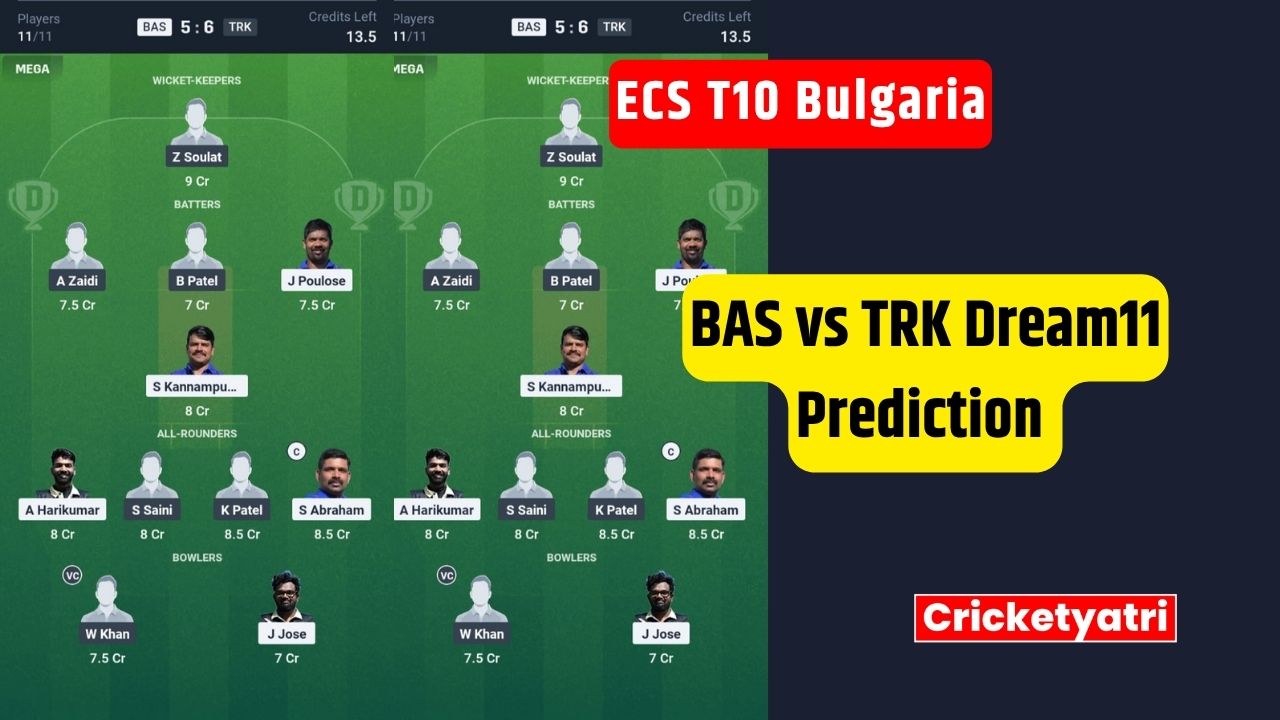 BAS vs TRK Dream11