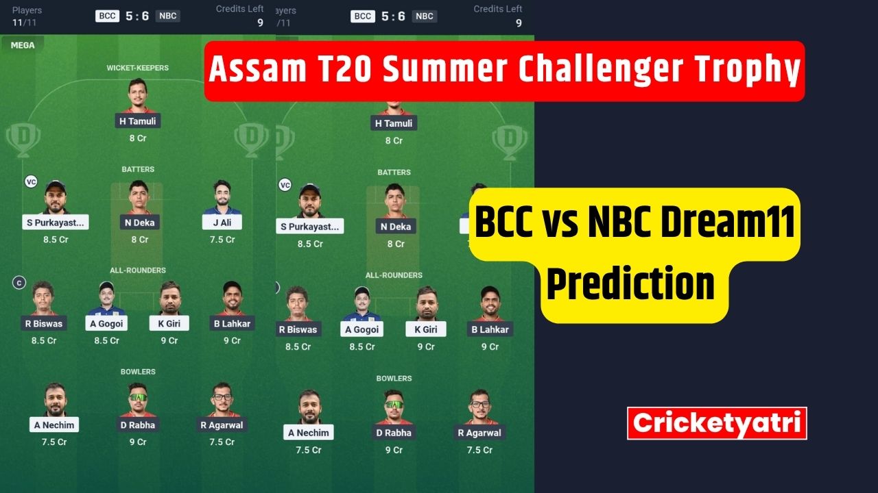 BCC vs NBC Dream11