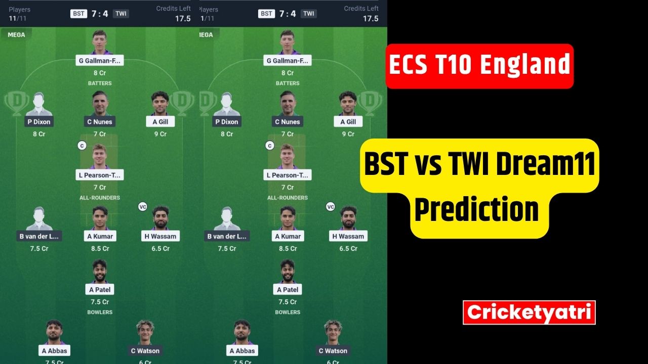 BST vs TWI Dream11