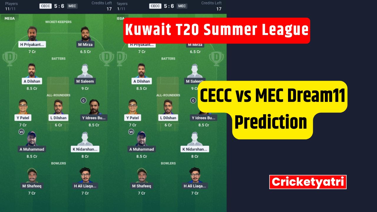 CECC vs MEC Dream11