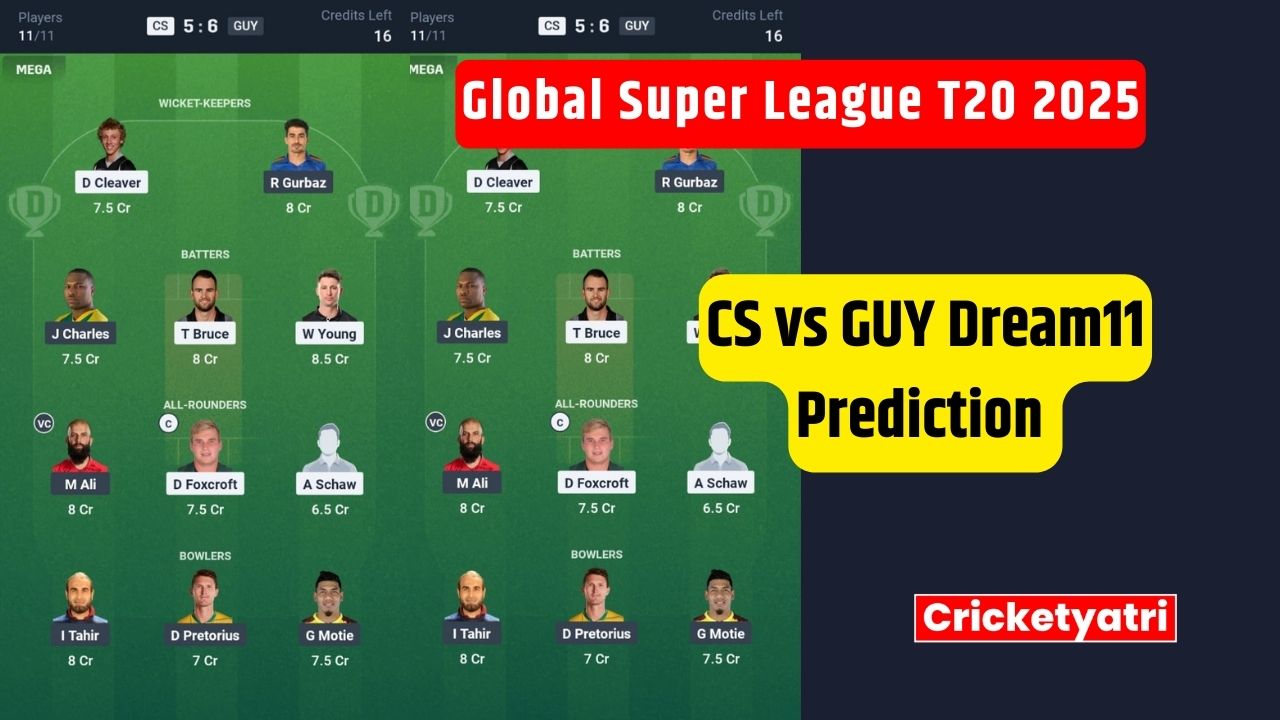 CS vs GUY Dream11