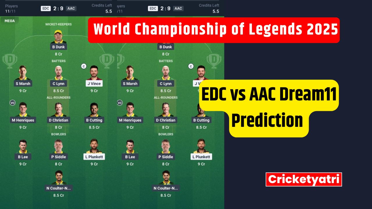 EDC vs AAC Dream11