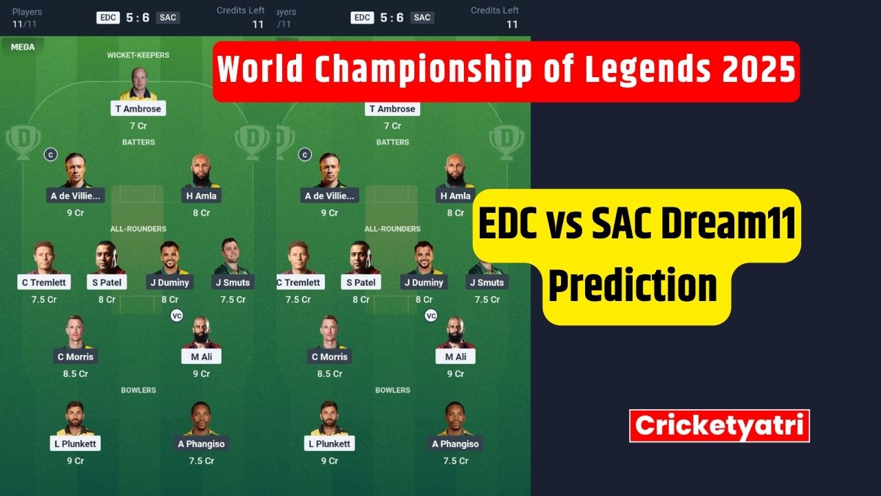 EDC vs SAC Dream11