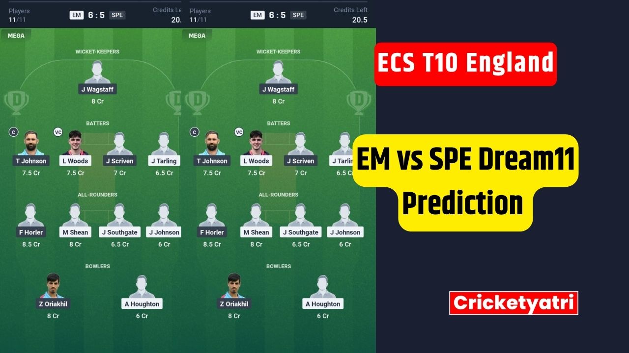 EM vs SPE Dream11