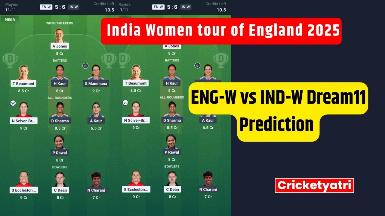 ENG-W vs IND-W Dream11