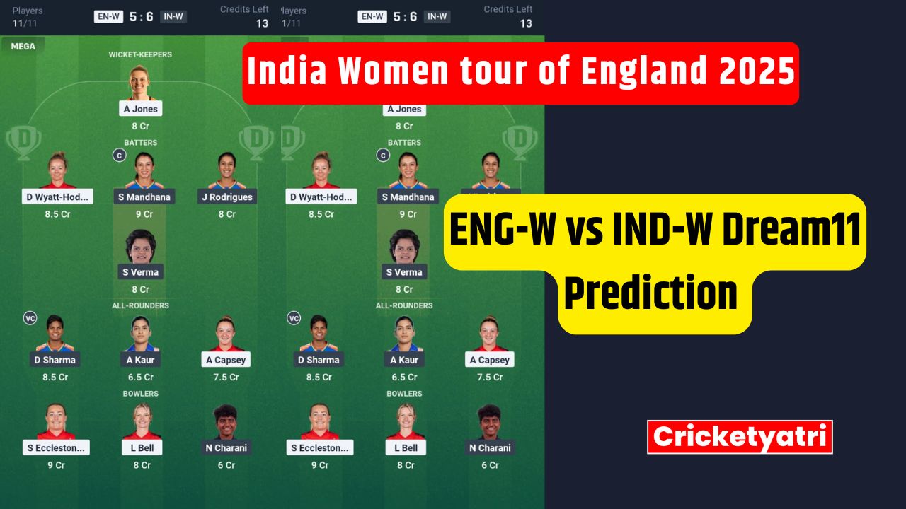ENG-W vs IND-W Dream11