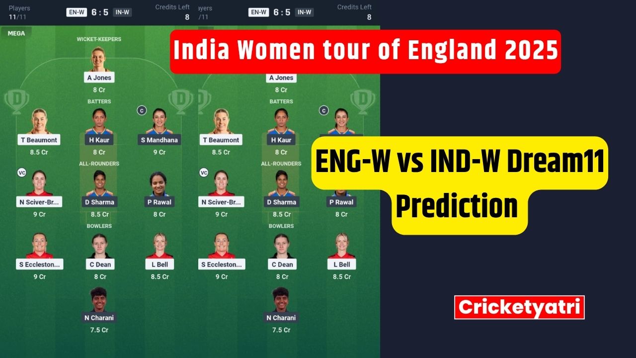 ENG-W vs IND-W Dream11