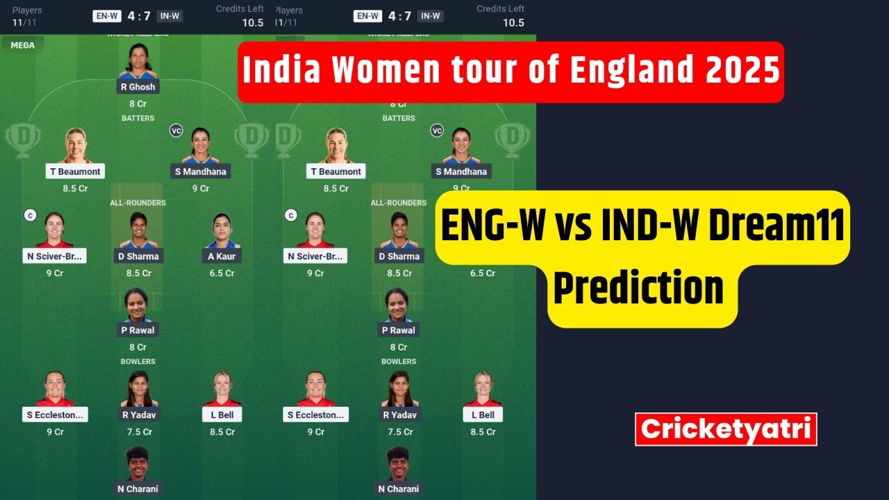 ENG-W vs IND-W Dream11