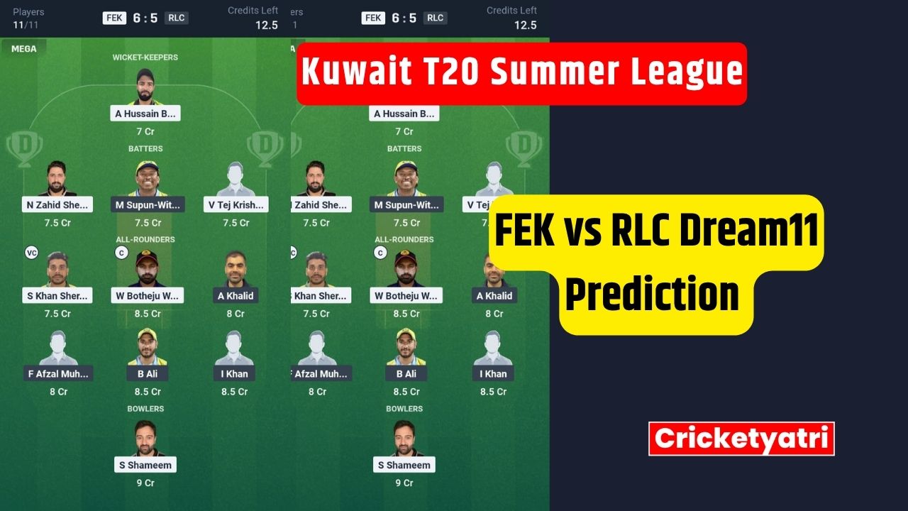 FEK vs RLC Dream11