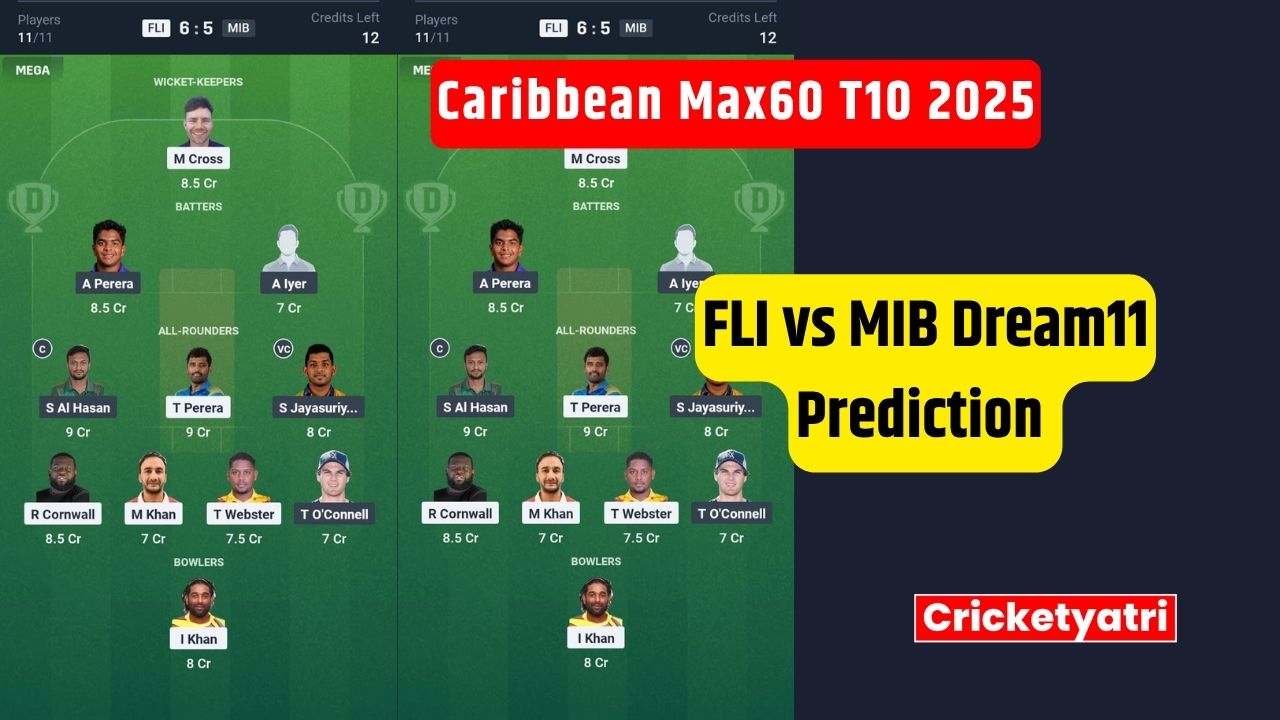 FLI vs MIB Dream11