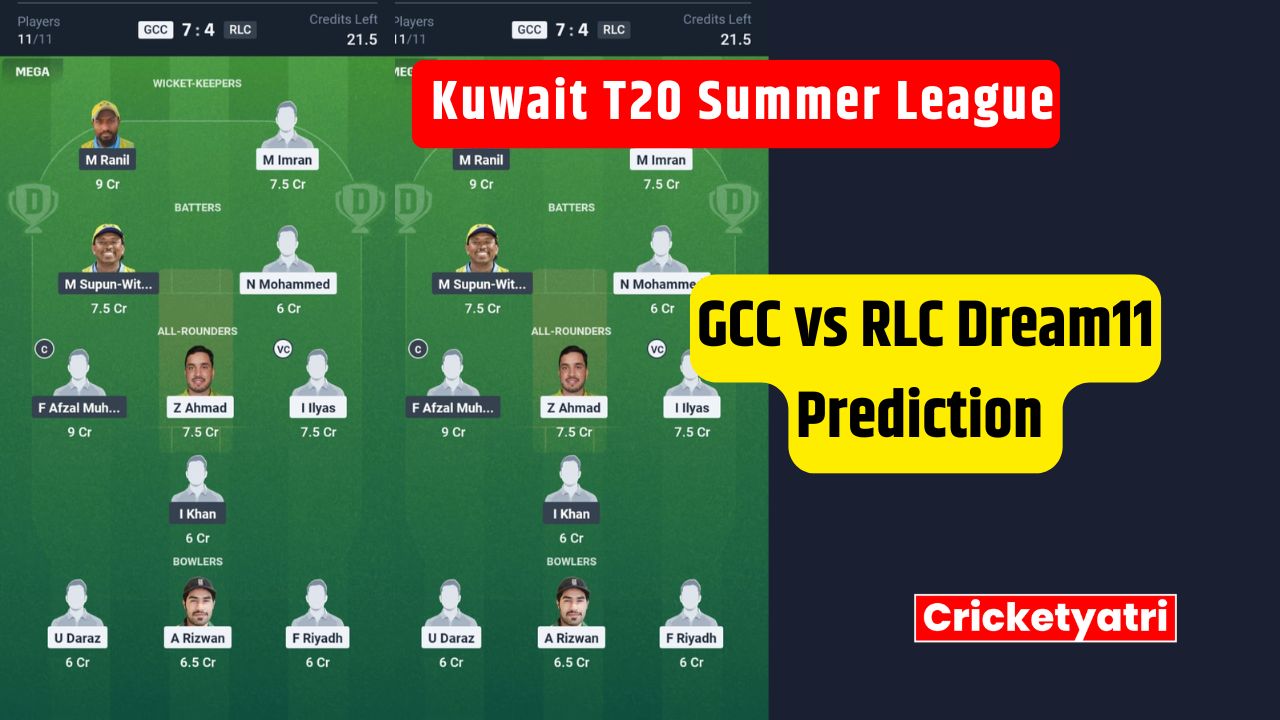 GCC vs RLC Dream11