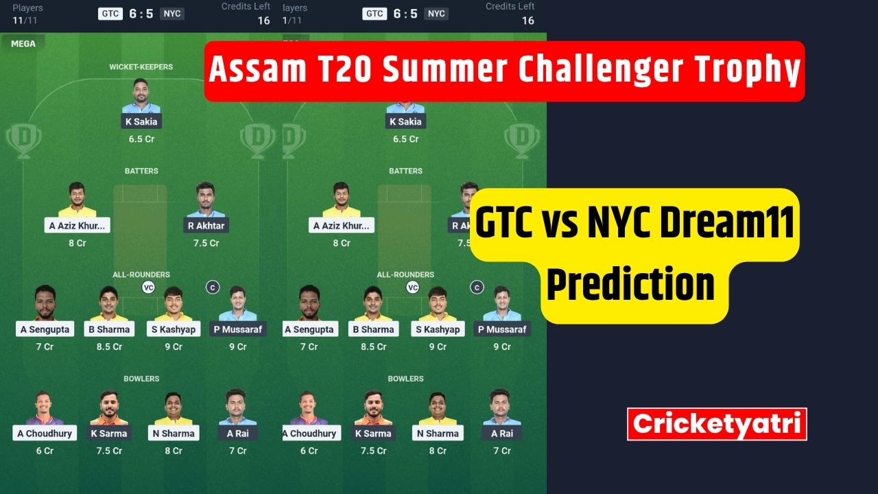 GTC vs NYC Dream11