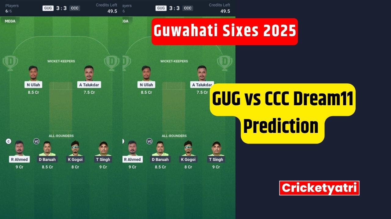 GUG vs CCC Dream11