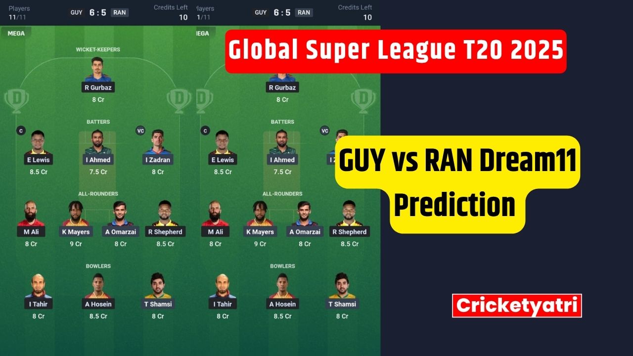 GUY vs RAN Dream11