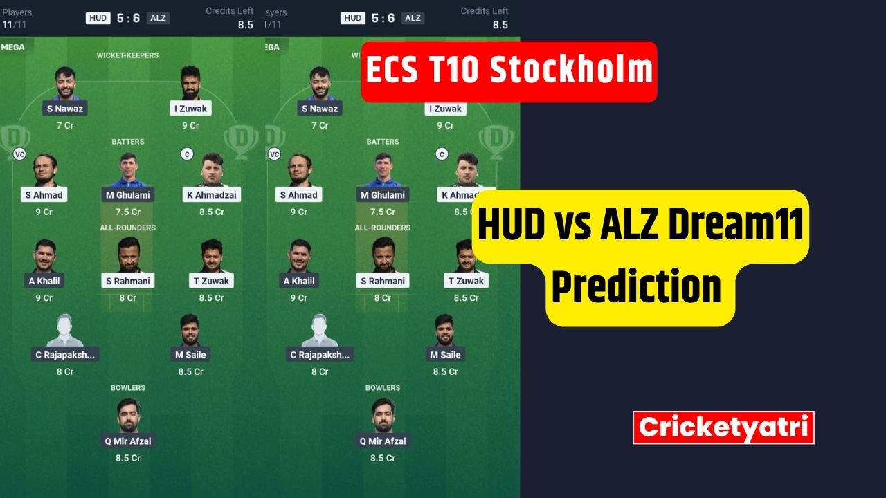 HUD vs ALZ Dream11