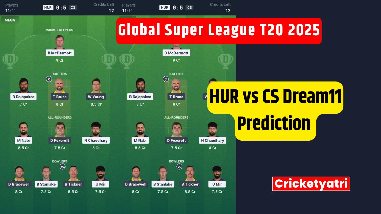 HUR vs CS Dream11