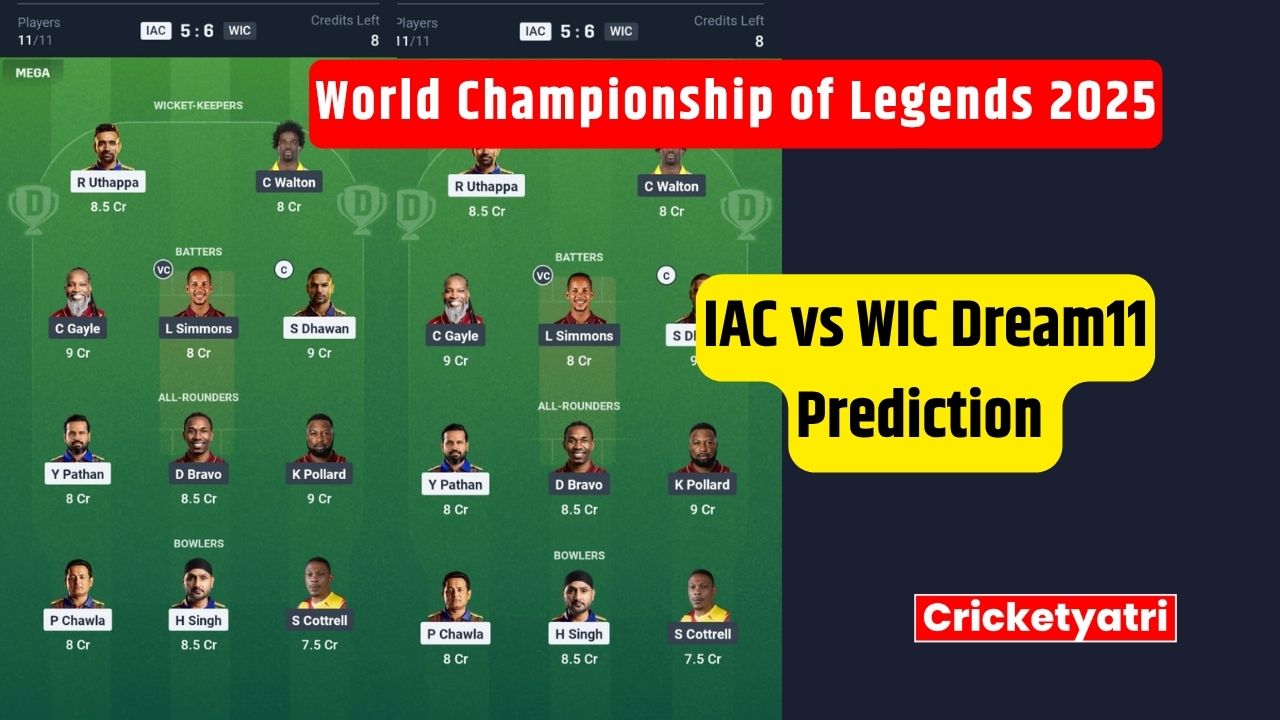 IAC vs WIC Dream11