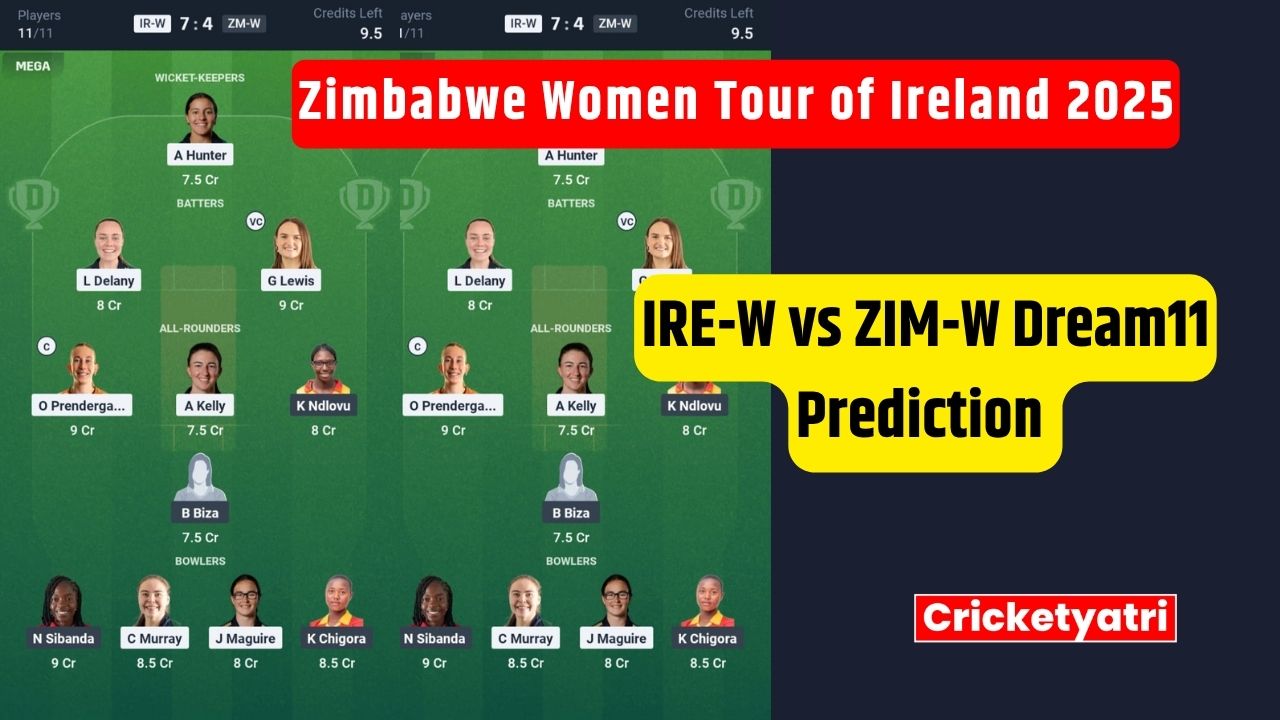 IRE-W vs ZIM-W Dream11