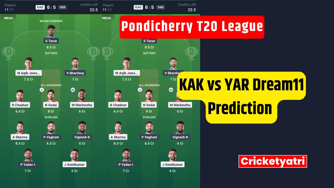 KAK vs YAR Dream11