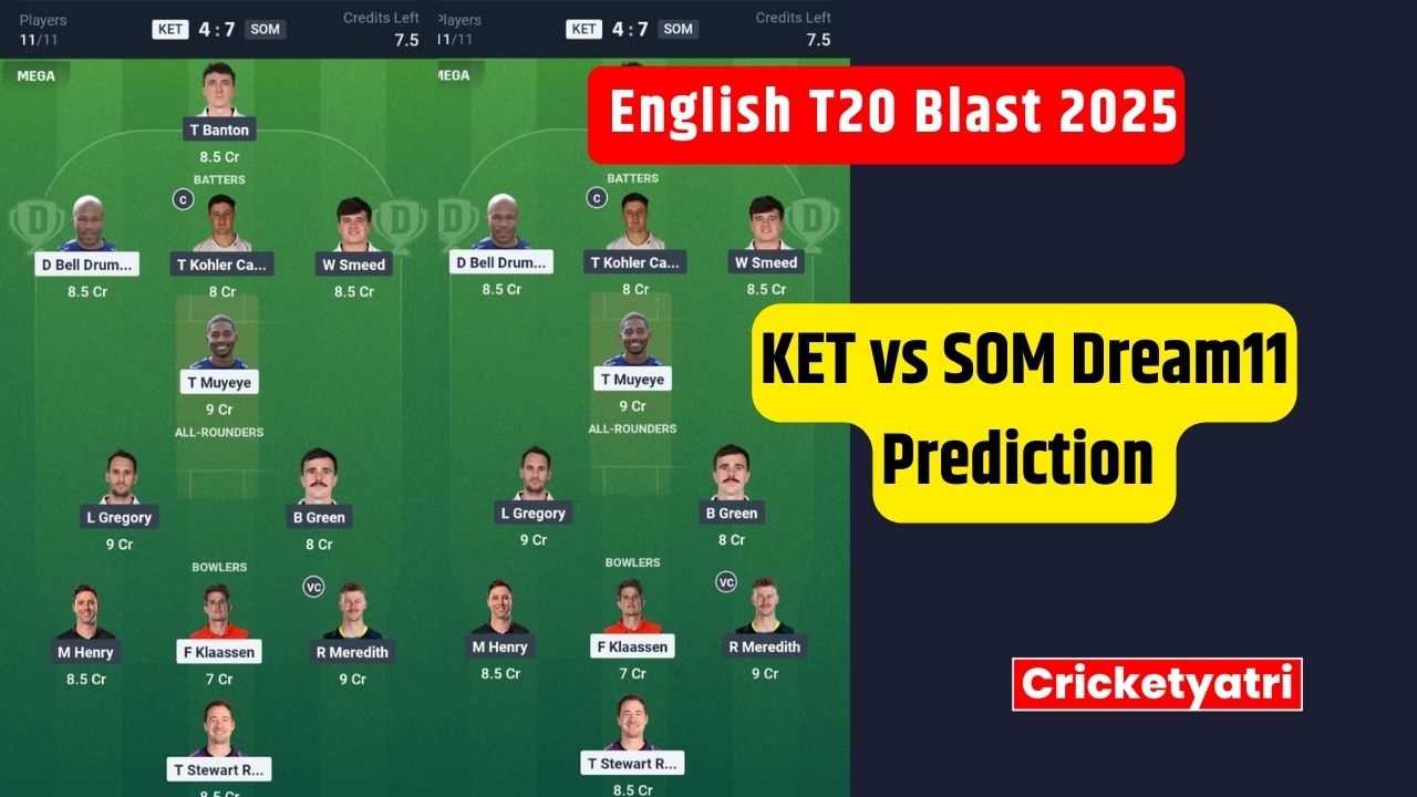 KET vs SOM Dream11