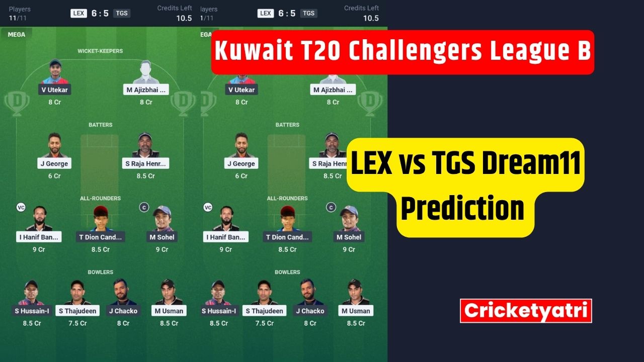 LEX vs TGS Dream11