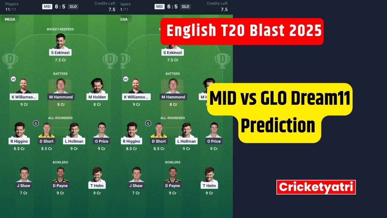 MID vs GLO Dream11