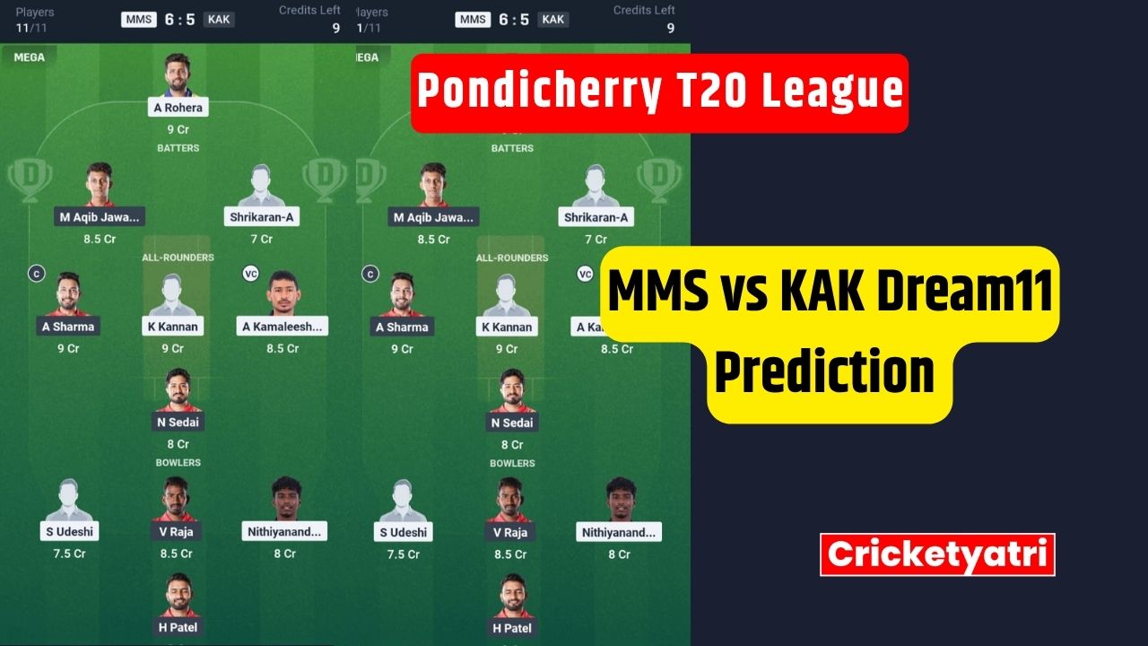 MMS vs KAK Dream11