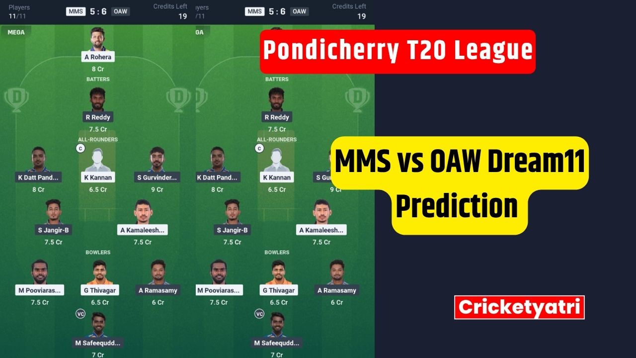 MMS vs OAW Dream11