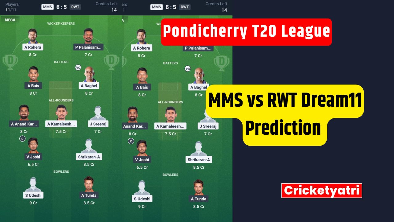 MMS vs RWT Dream11