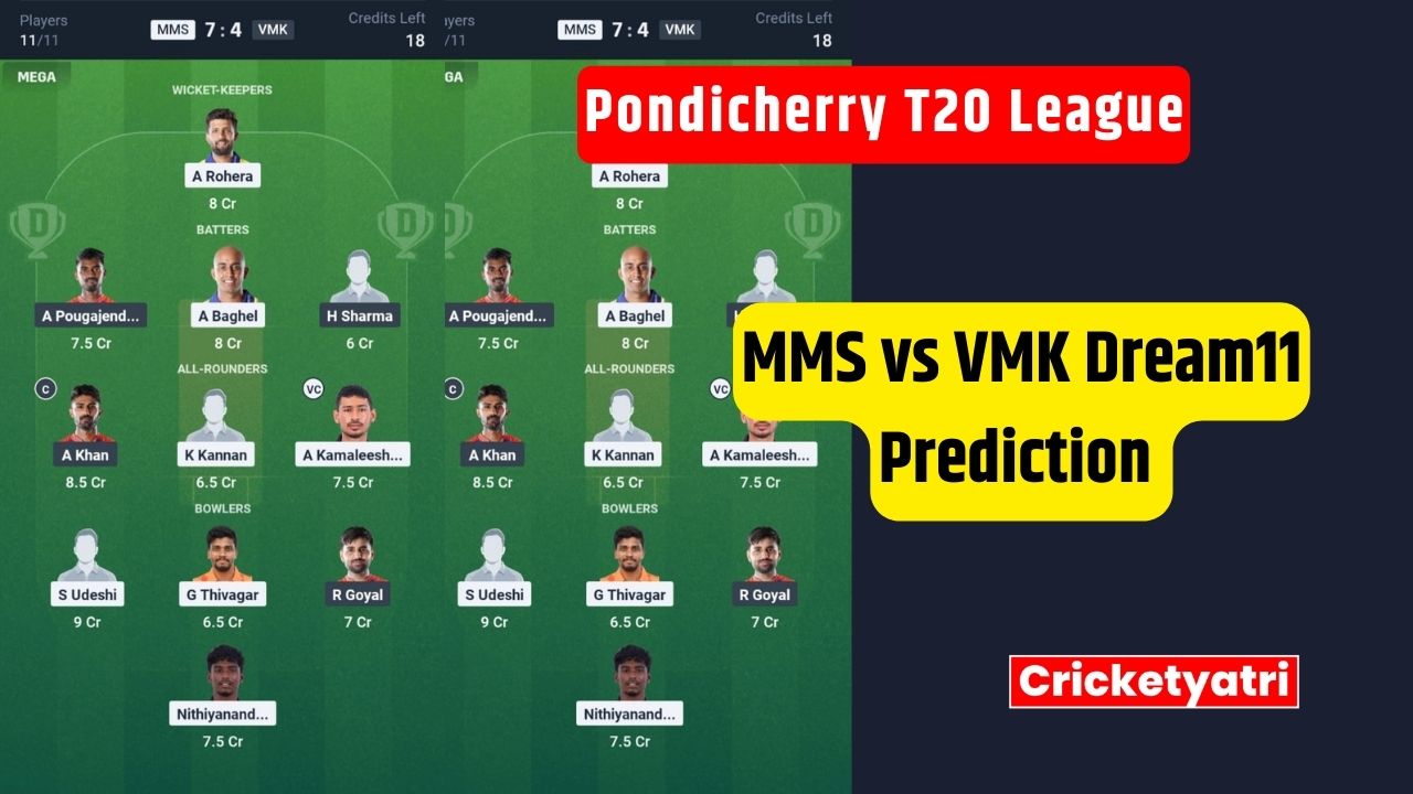 MMS vs VMK Dream11