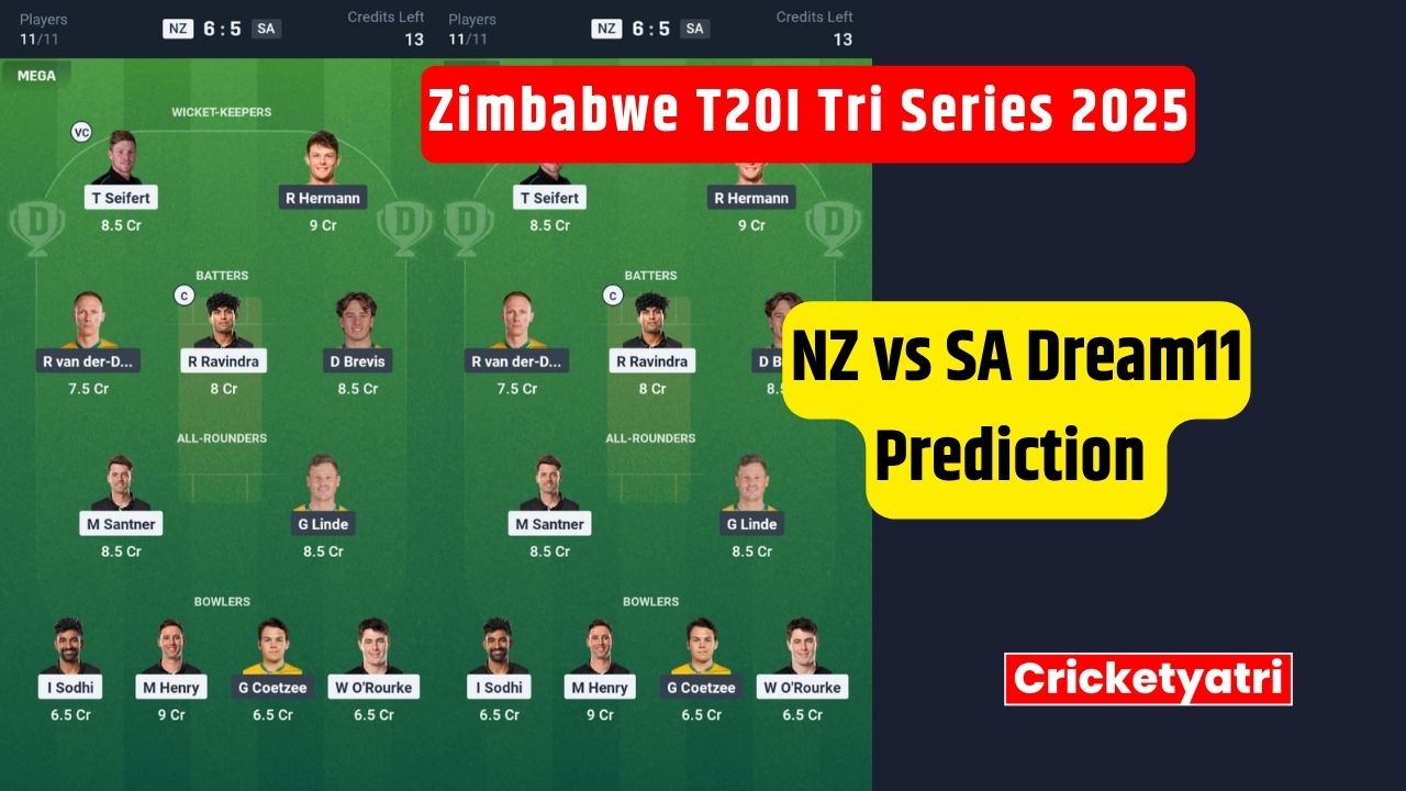 NZ vs SA Dream11