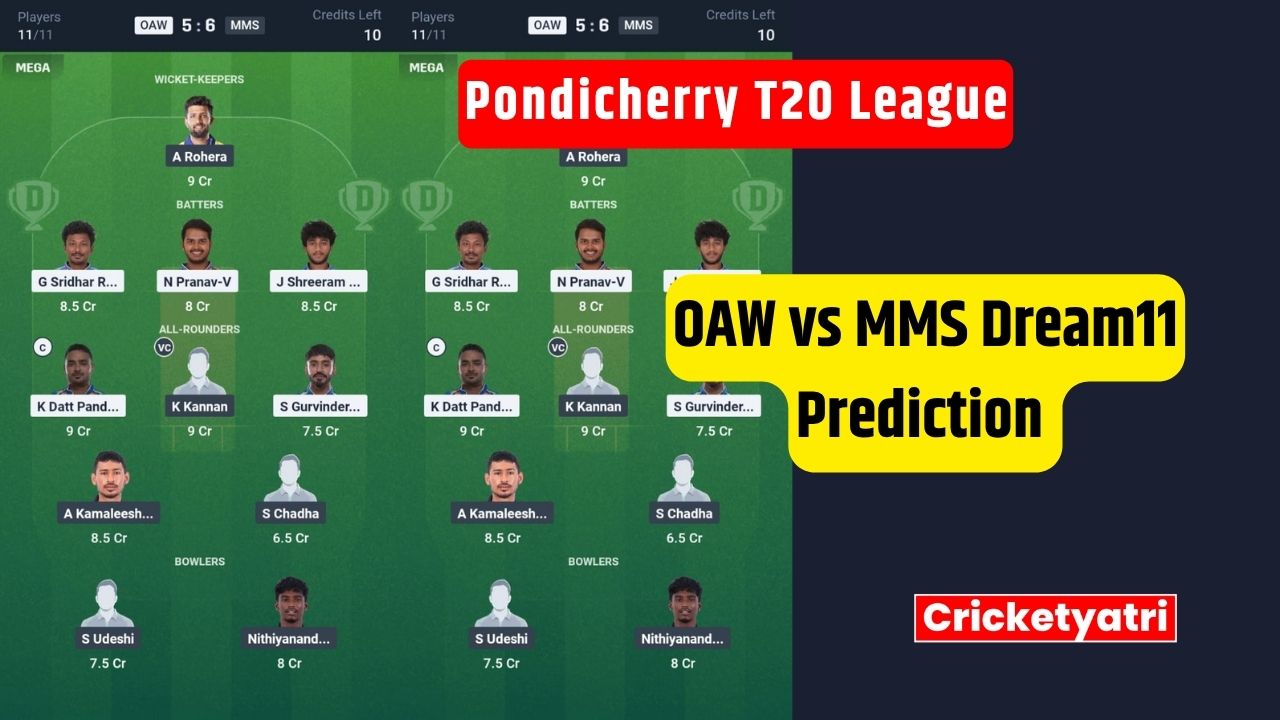 OAW vs MMS Dream11