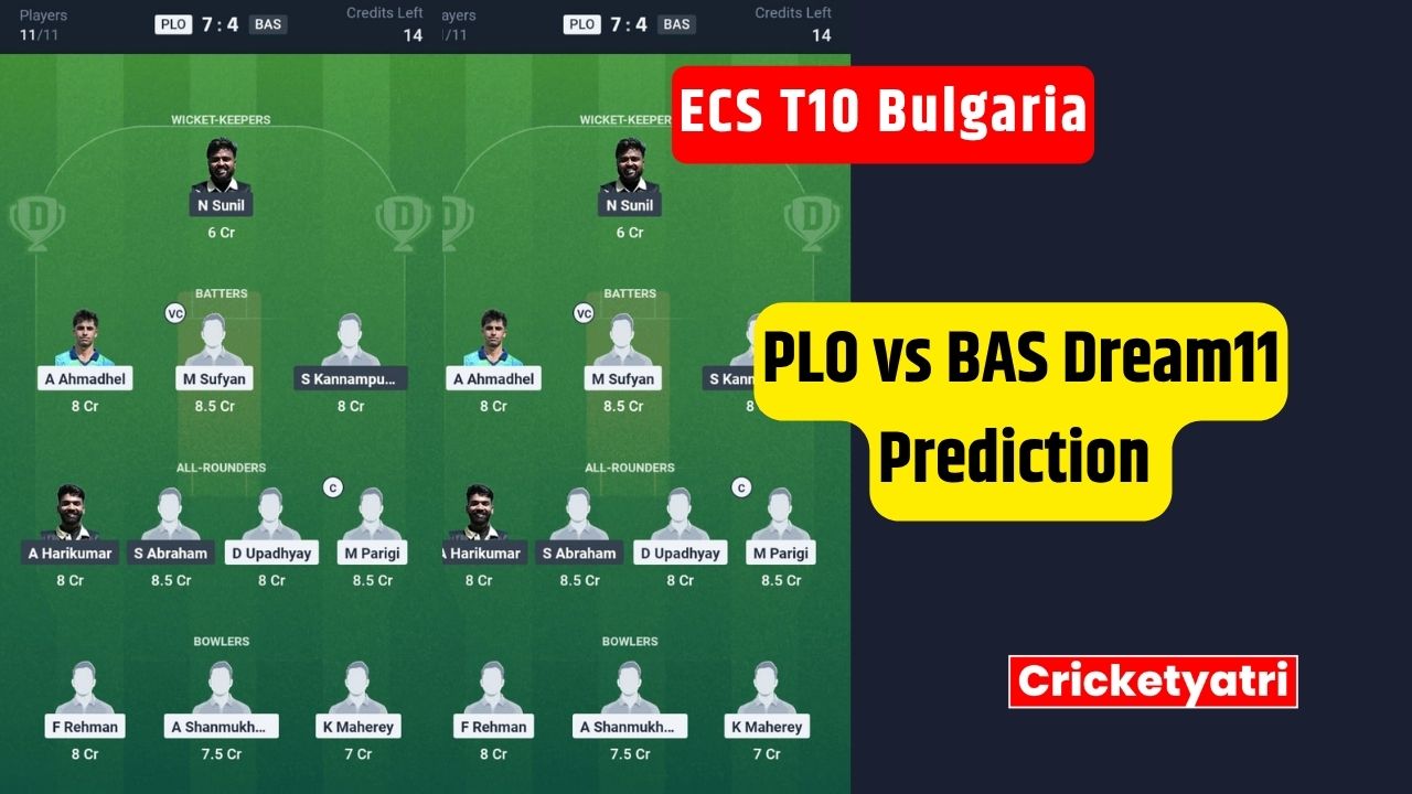 PLO vs BAS Dream11
